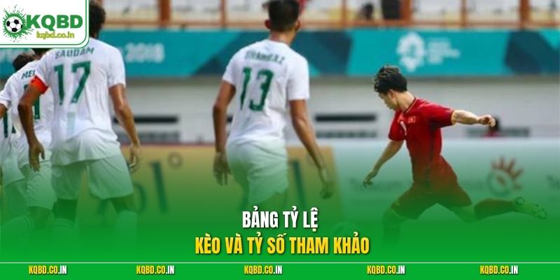 Bảng tỷ lệ kèo và tỷ số tham khảo