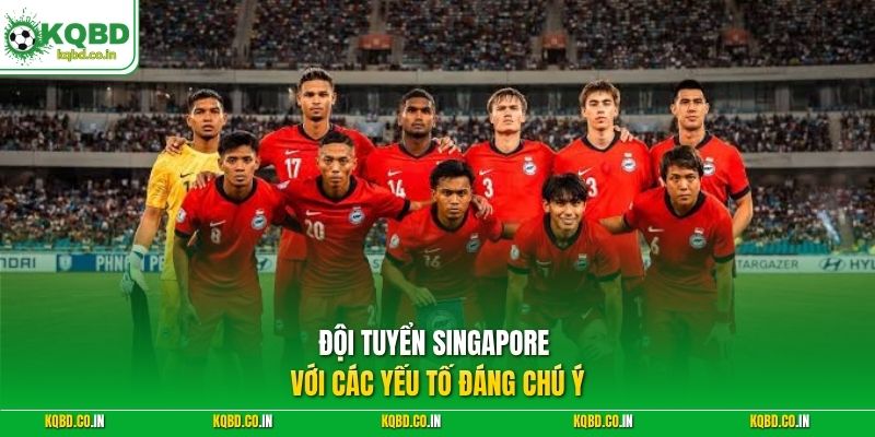 Đội tuyển Singapore với các yếu tố đáng chú ý